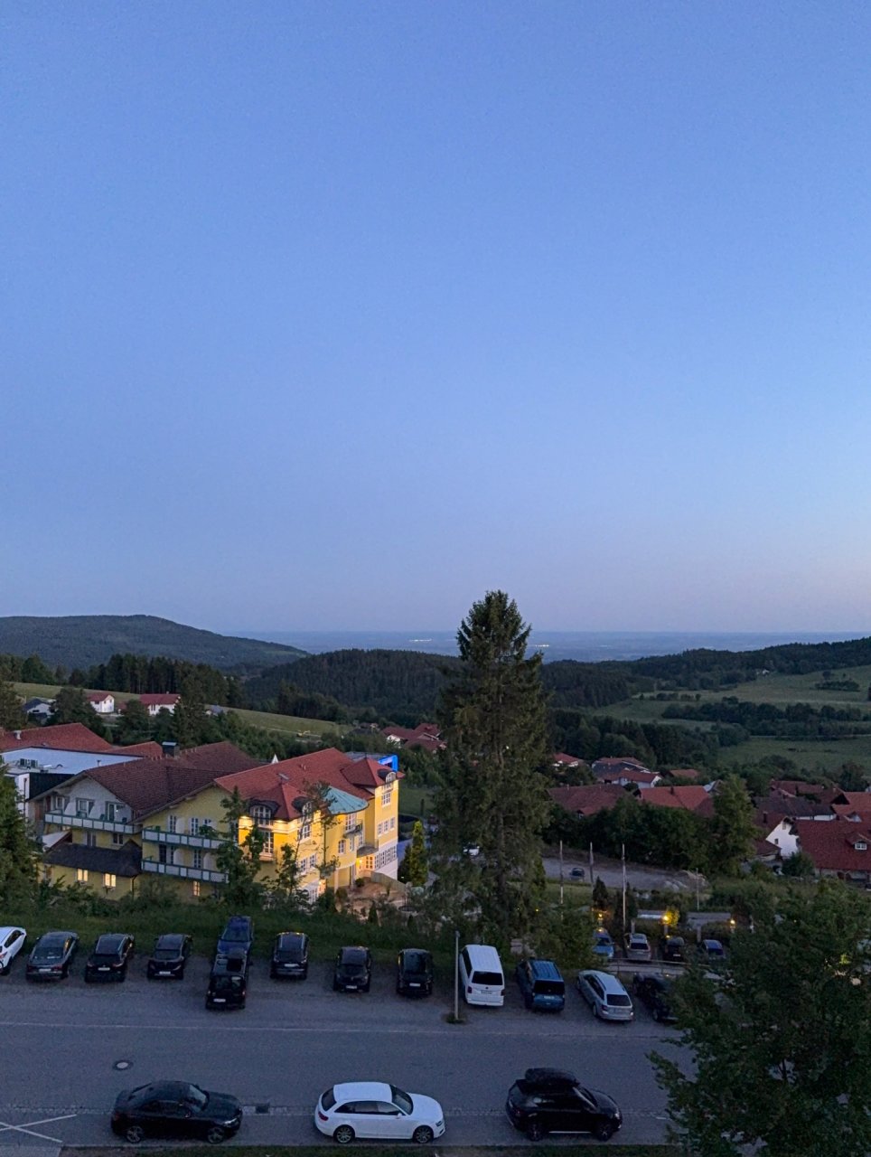 Ausblick Balkon