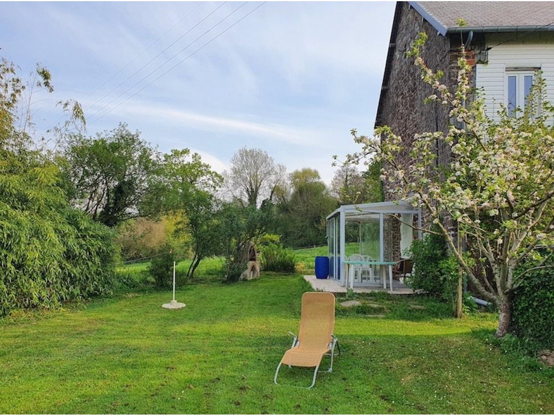 Garten vor der Wohnung