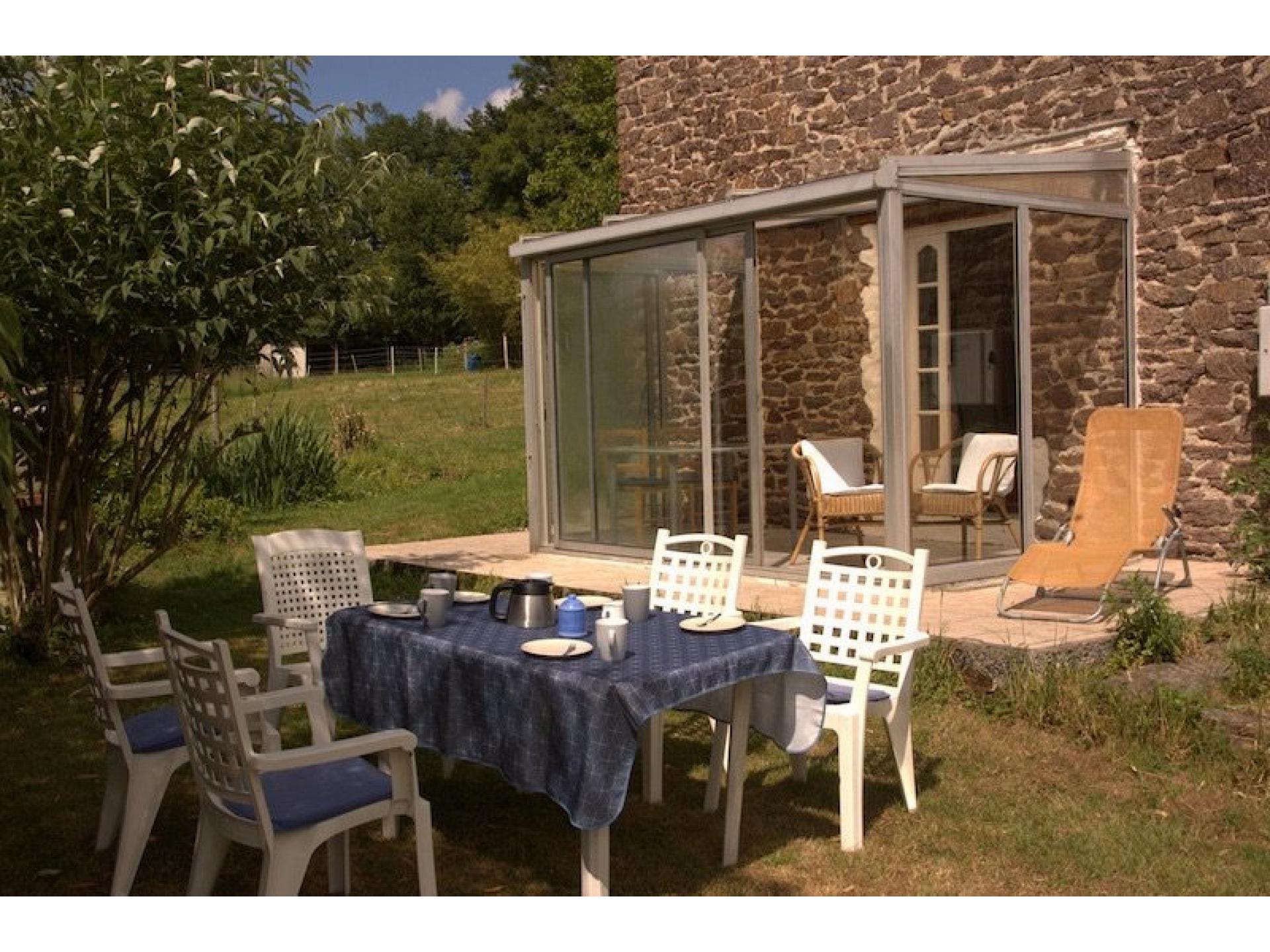 Wintergarten und Garten