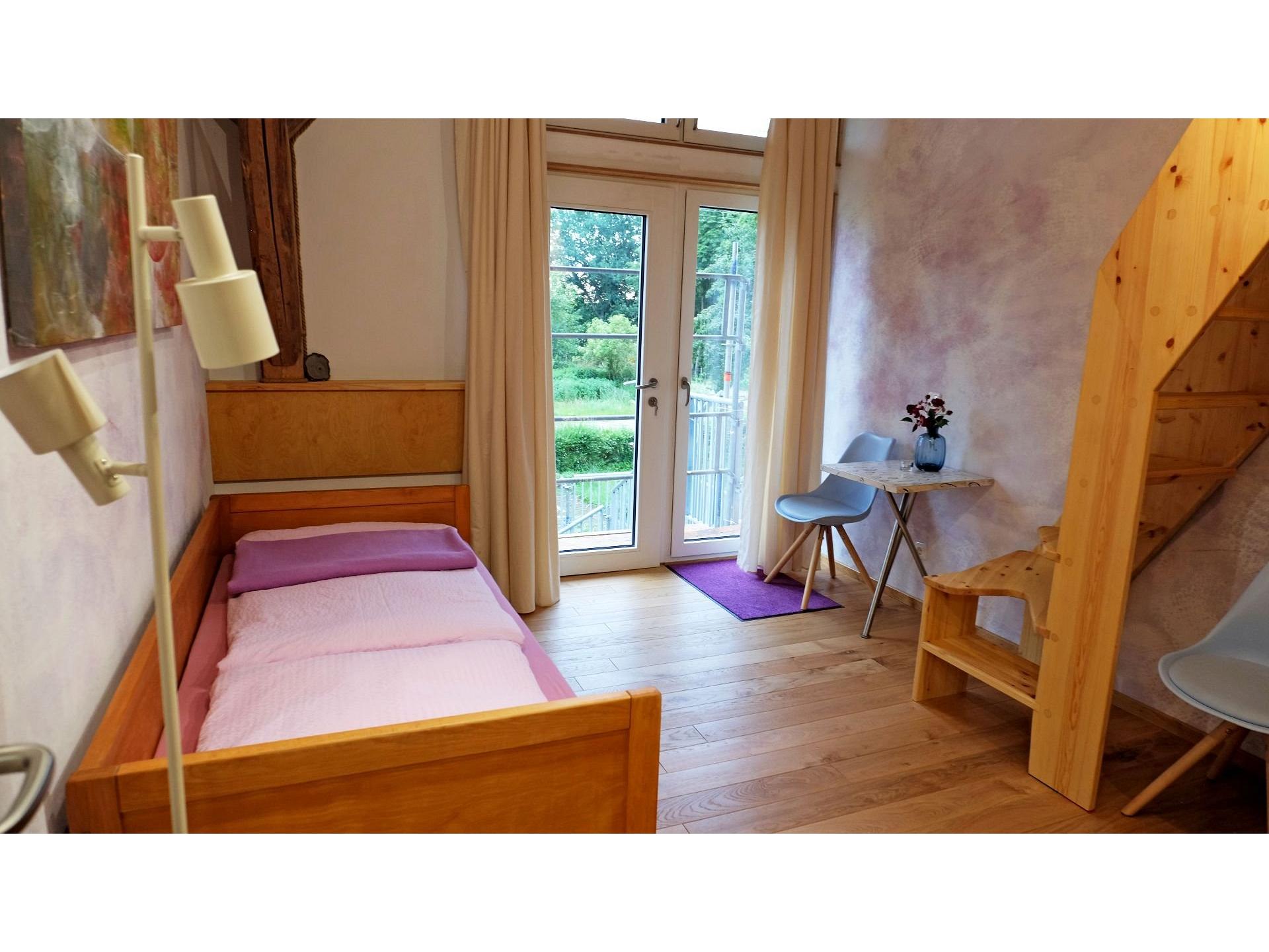 Untere Ebene mit 1 Bett,