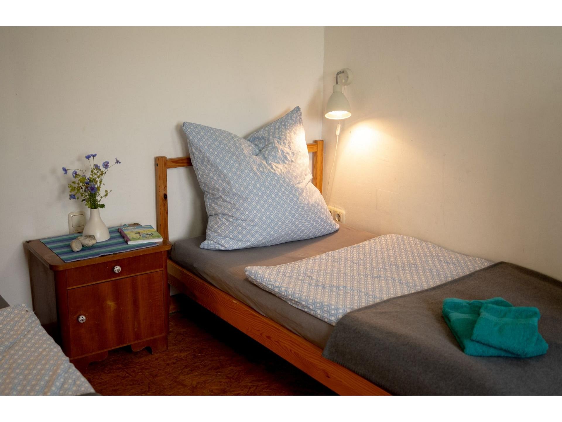 Schlafzimmer mit 3 Betten