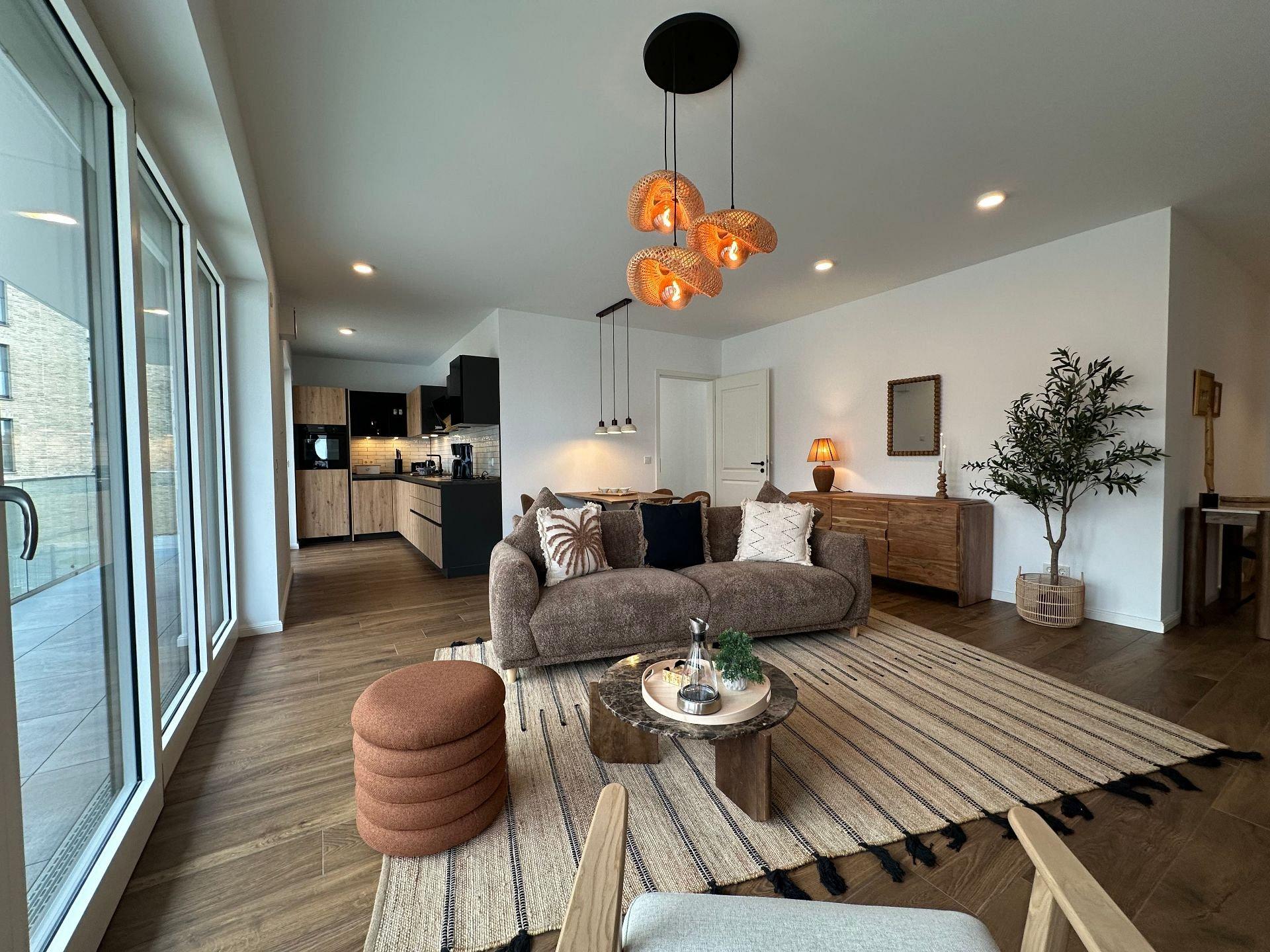 Der offene Wohnbereich