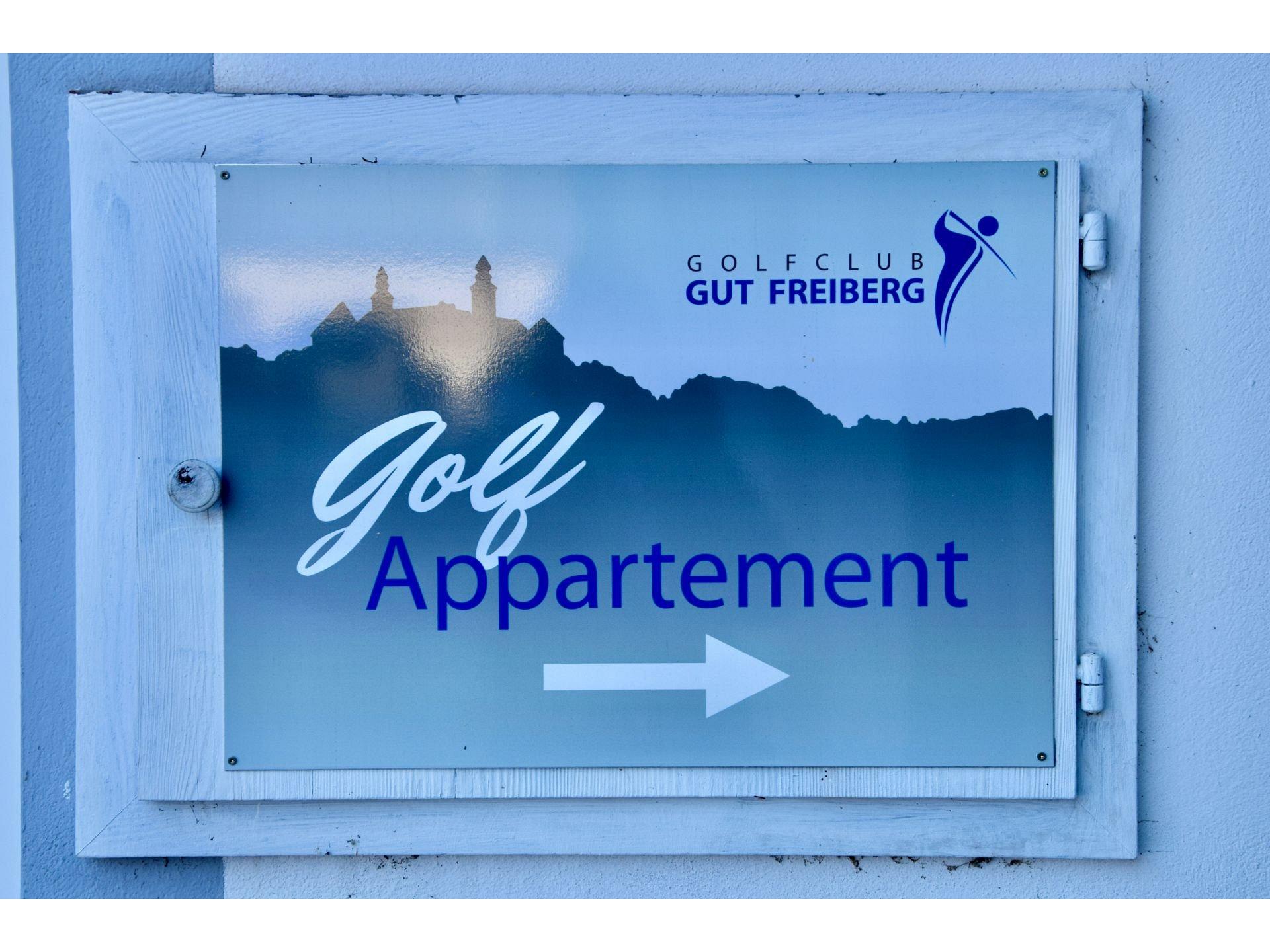Schild Appartement