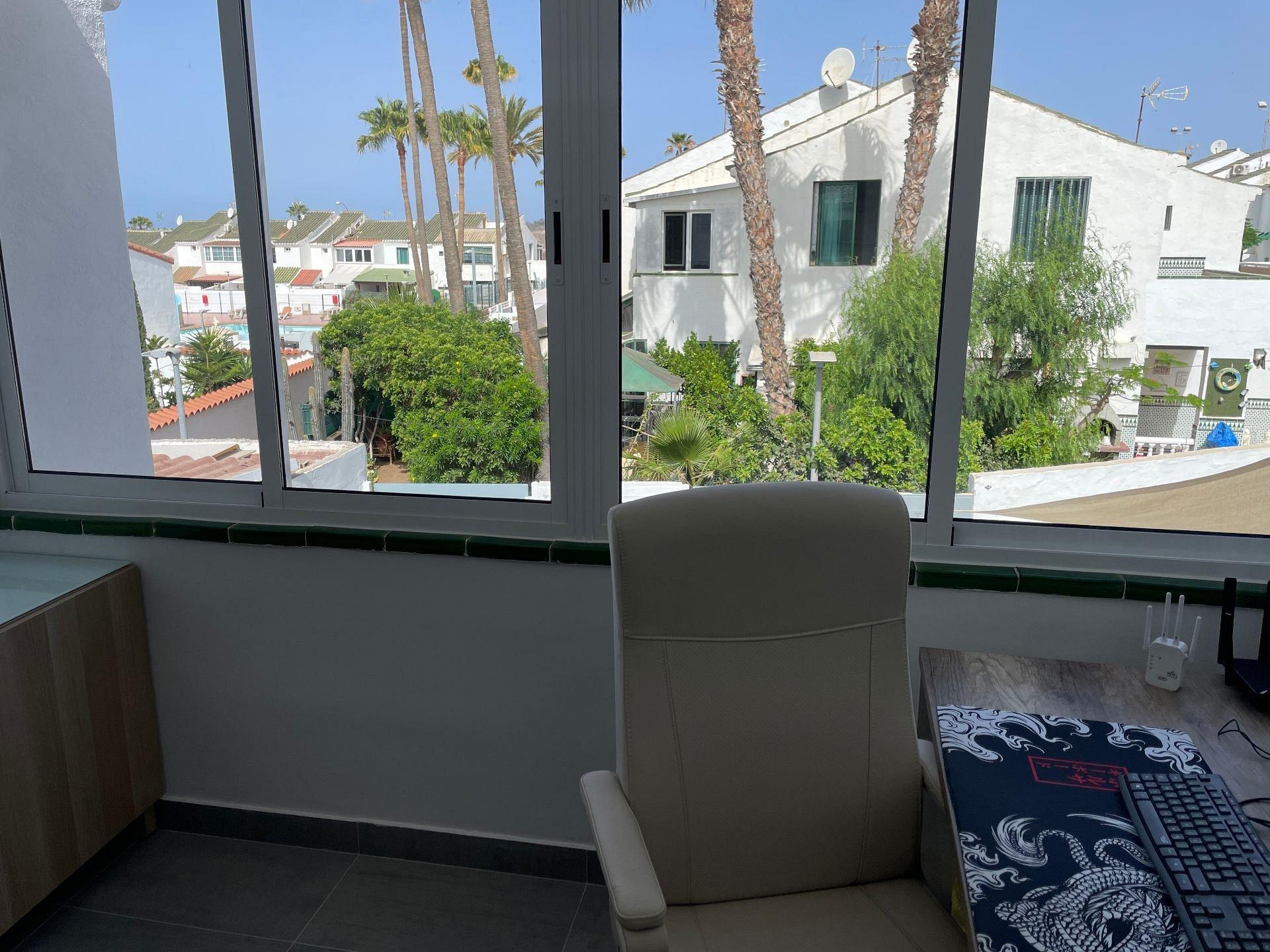 Blick aus dem Arbeitzimme