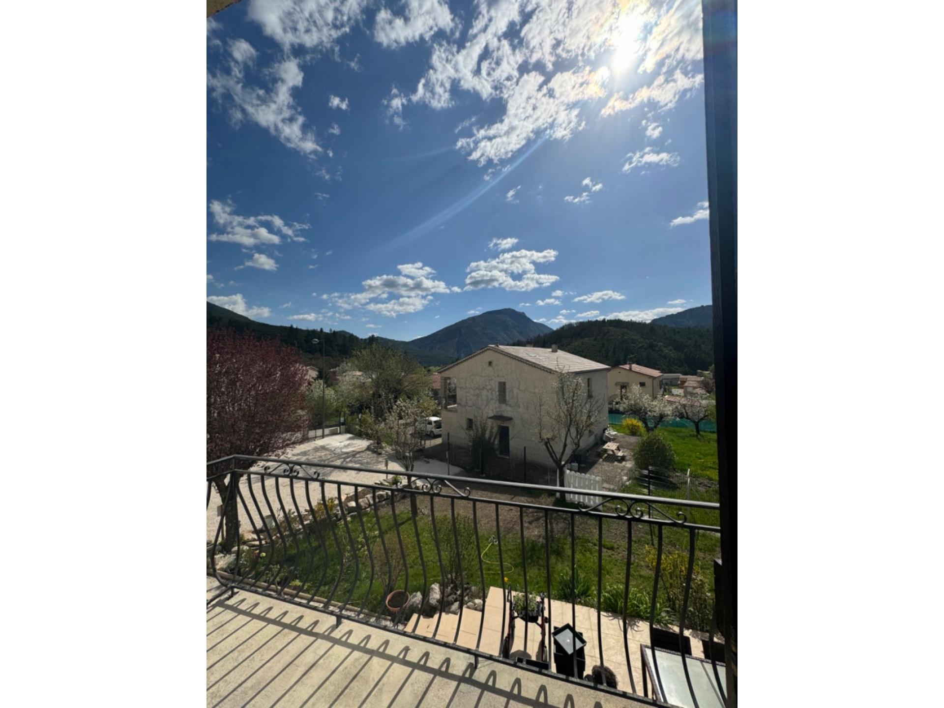 Ausblick vom Balkon