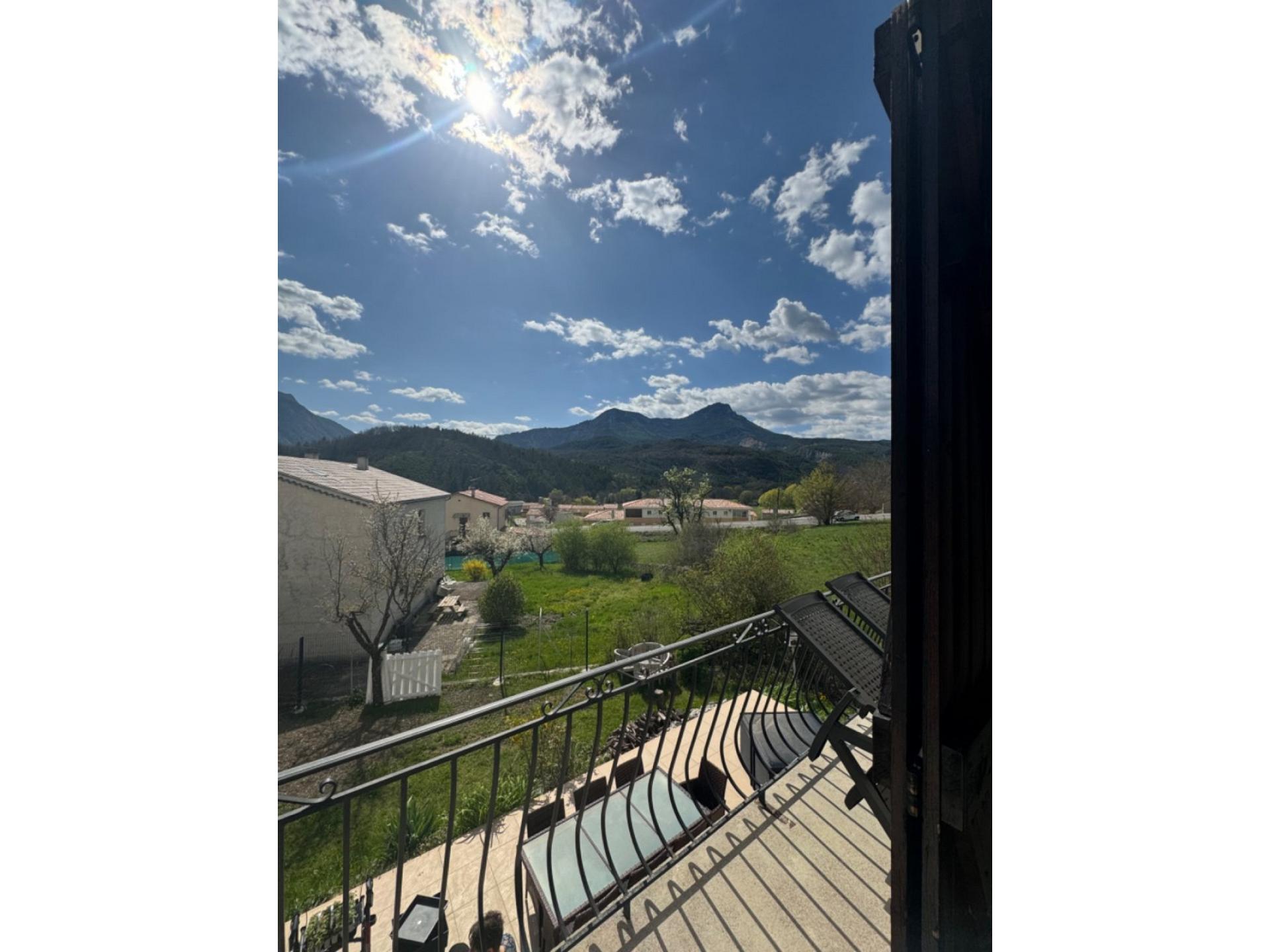 Ausblick vom Balkon