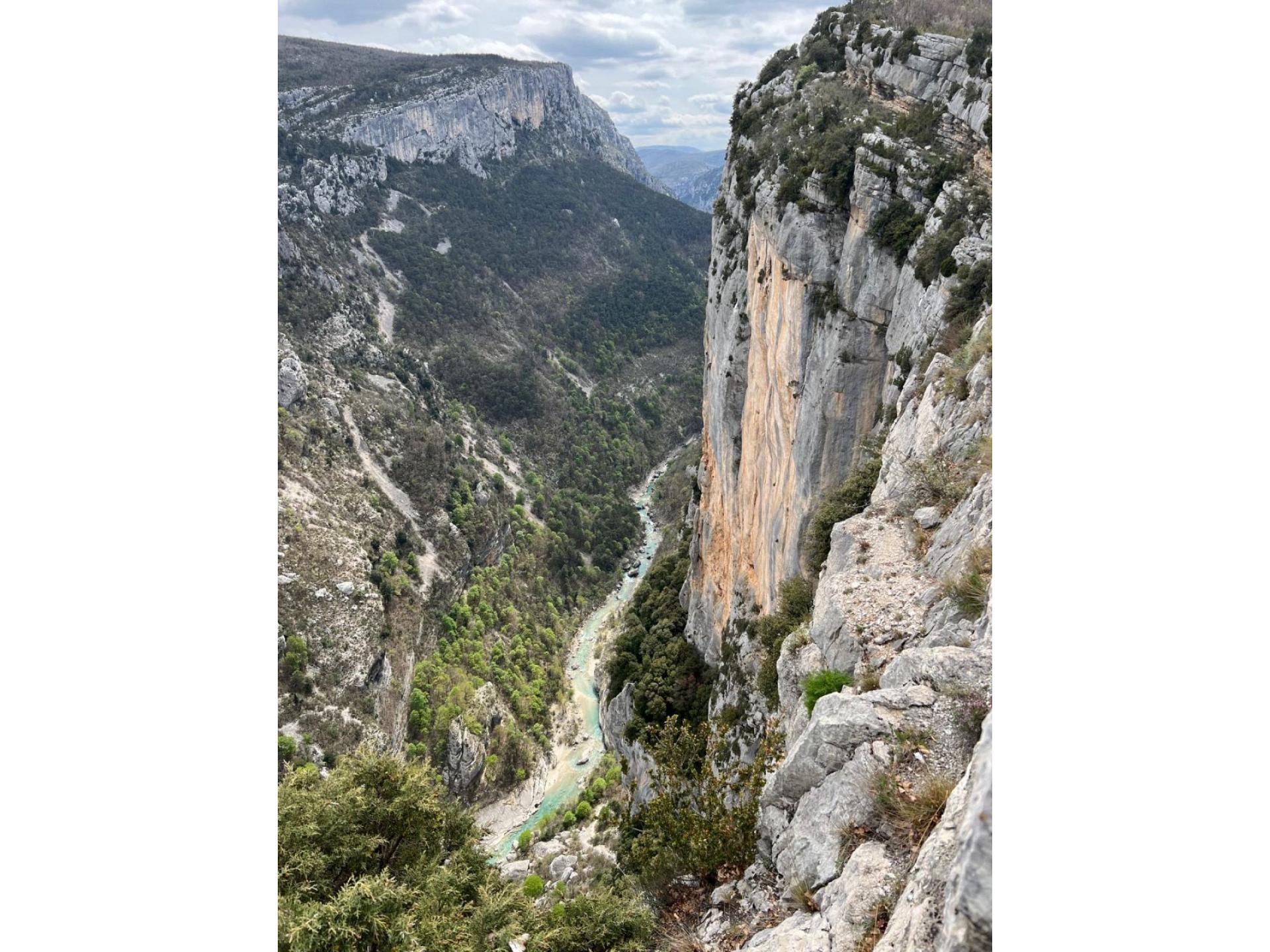 Ausblick Route de Crete