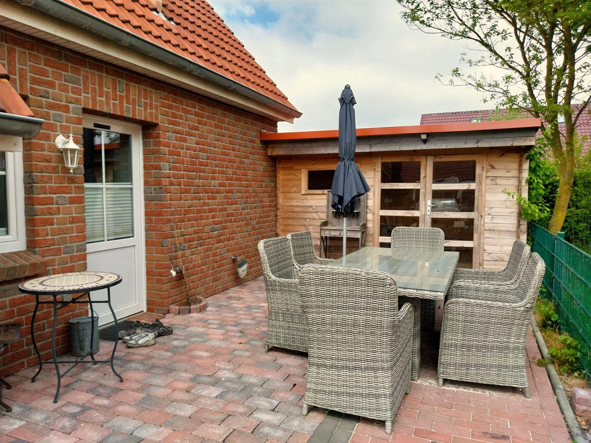 Eingang und zweite Terras