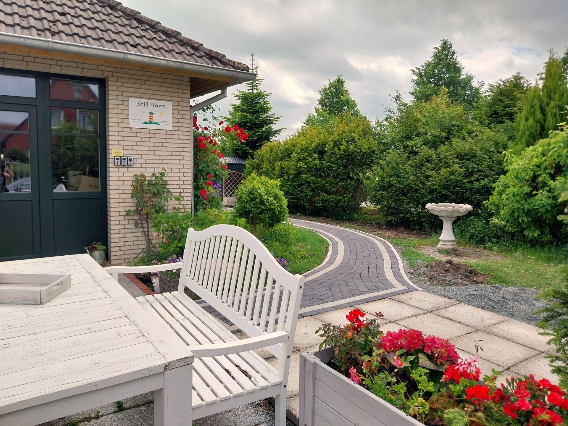 Zugang zum Gartenbereich